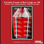 Crealies Create A Box Large Zeshoek doos  finished: