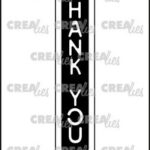 Crealies Texto Negativo Thank you - ENG (V)