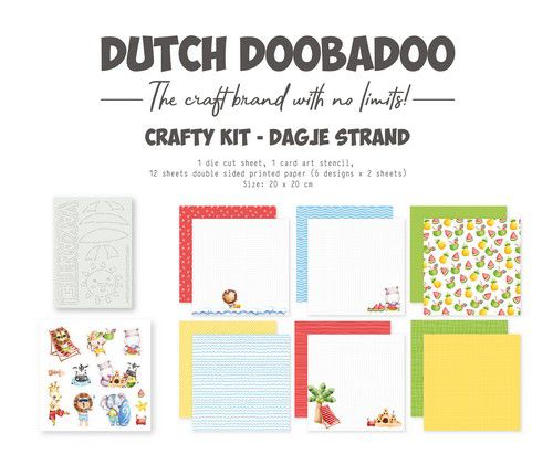 **-40%** Dutch Doobadoo Crafty Kit Dagje strand