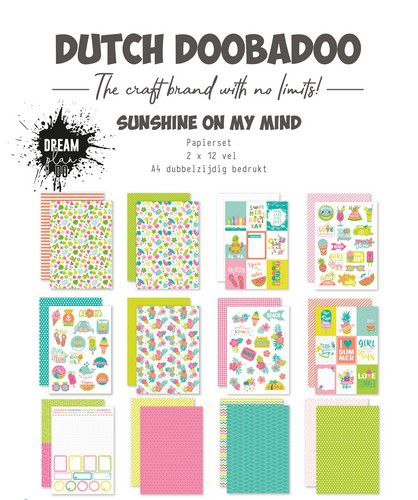 Dutch Doobadoo papier Sunshine on my mind