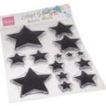 Marianne D Clear Stamps Colourful silhouette - basic sterren