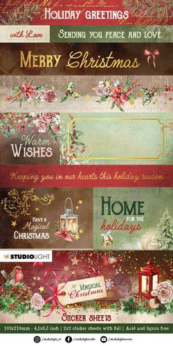 Studio Light Sticker sheets Magical Christmas nr.13