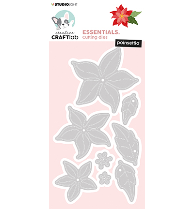 Snijmal Poinsettia Essentials nr 702- CraftLab – StudioLight