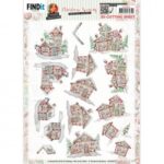 Cutting Sheet - Christmas scenery - Yvonne Creations - House