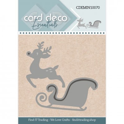 Card Deco Essentials – Mini Dies – Santa’s Sledge  nr 70