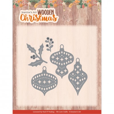 Dies – Jeanine’s Art – Wooden Ornaments  –  Wooden Christmas