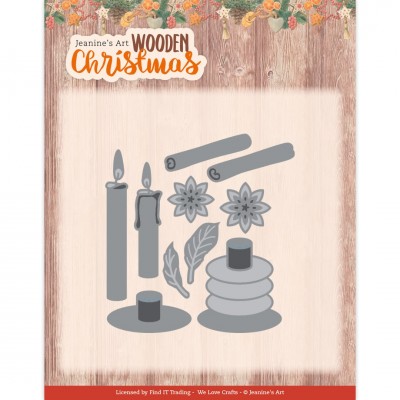 Dies – Jeanine’s Art – Wooden Candles  –  Wooden Christmas