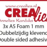 Crealies Basics 3x Foam A5 1 mm