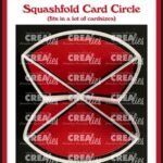 Crealies Cardzz squashfold card - cirkel