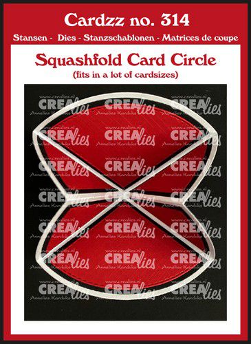 Crealies Cardzz squashfold card – cirkel
