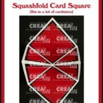 Crealies Cardzz squashfold card - vierkant