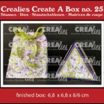 Crealies Create A Box Driehoek doosje