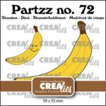 Crealies Partzz Banaan groot