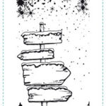 Rubber Stampel - Festive Trail -  Designer Boutique Creative Expressions