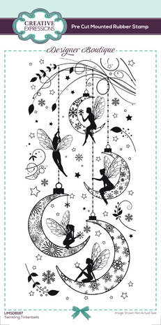 Rubber Stampel – Twinkling Tinkerbells –  Designer Boutique Creative Expressions