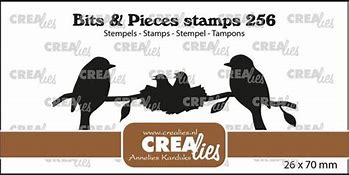 **-40%** Crealies Clearstamp Bits & pieces Birs on a nest – branch