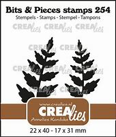 **-40** Crealies Clearstamp Bits & pieces Leaves nr 15