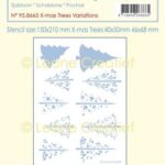 LeCrea -  Stencil Kertboom variaties
