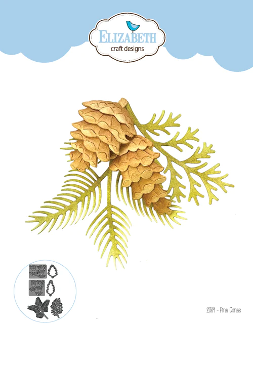 Snijmallen – Pine Cones –  Elizabeth Craft Design