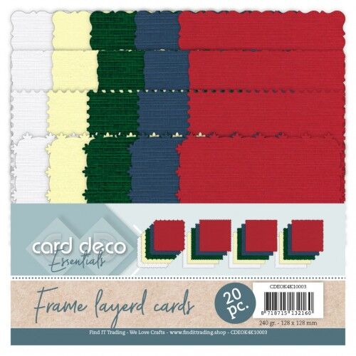 Card Deco Essentials – Frame Layered cards – Christmas 4K