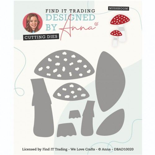 Designed by Anna – Mix and Match Cutting Dies – Mushrooms