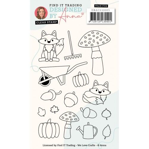 Designed by Anna – Mix and Match Clear Stamps – Felix Fox