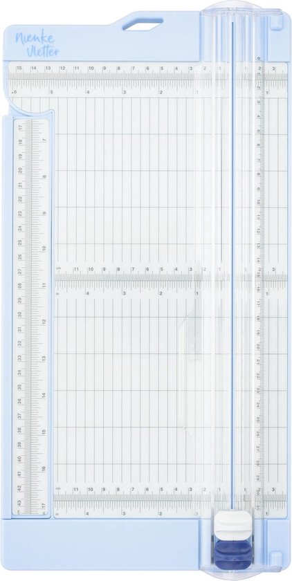 Papiersnijder met rilfunctie 15×30,5cm (Blauw Nienke Vletter Editie)