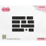 Nellie's Choice Clearstempel - Christmas Love Typed