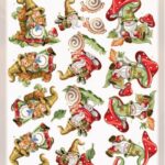 3D Cutting Sheet - Yvonne Creations - Gnomes Snail