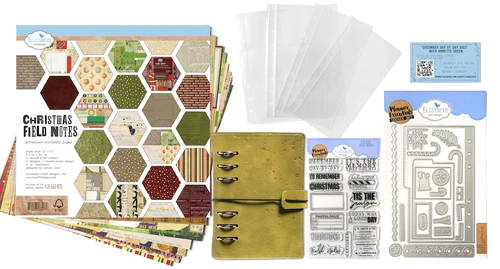 Planner Essentials – 2023 December Daily Day by Day kit Olive -Elizabeth Craft