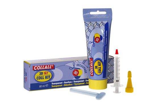 3D kit tube + spuitje en knijphulp 80ml – Collall