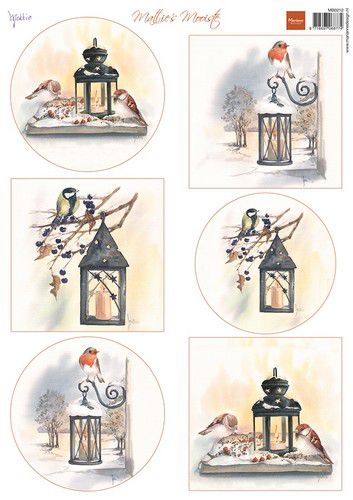 Marianne Design – Decoupage Mattie Mooiste – Winterlantaarns