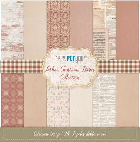 Midi scrap pad – Father Christmas Collection Basics – Papers for You