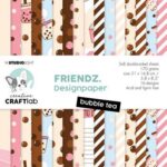 Mini Paperpad Friendz nr.116 Bubble Tea - CraftLab - StudioLight