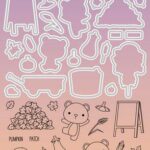 Studio Light - Stamp & Cutting Die Sweet Stories nr.73 - Fall Fun