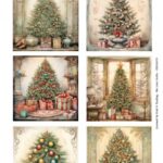 Push Out Scenery - Tree Square - Card Deco