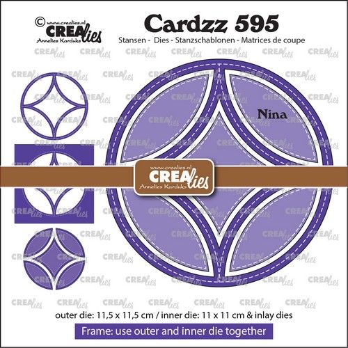 Crealies Cardzz Frame & inlay Nina CLCZ595 max.