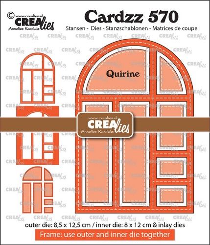 Crealies Cardzz Frame & inlay Quirine CLCZ570 max.
