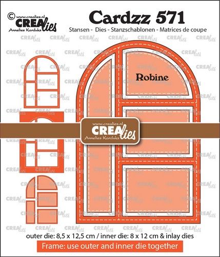 Crealies Cardzz Frame & inlay Robine CLCZ571 max.
