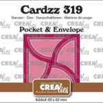 Crealies Cardzz pocket & envelop - cirkel CLCZ319 folded: