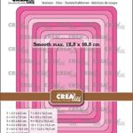 Crealies Crea-Nest-Lies XXL Rechthoek glad CLNestXXL159