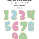 Dutch Doobadoo Card Art Nummers 0-9 470.784.265