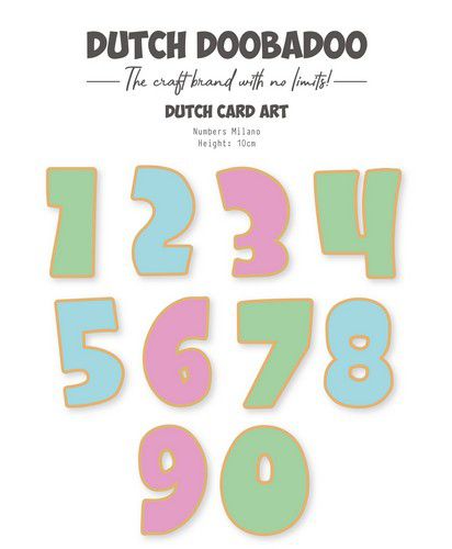 Dutch Doobadoo Card Art Nummers 0-9 470.784.265