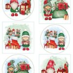 Marianne D Decoupage Gnomes - Lantaarns VK9605