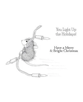 Rubber Stampel – Mouse House Merry & Bright- Spellbinders