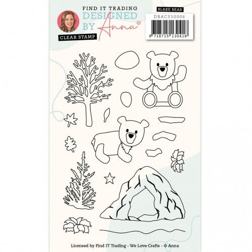 **-40%** Designed by Anna – Mix and Match Clear Stamps – Blake Bear