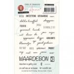 Designed by Anna - Mix and Match Text Stamps - Cadeau