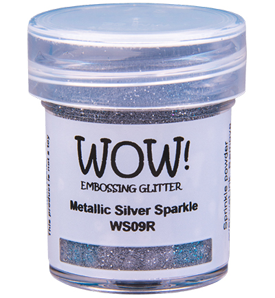 Embossingpoeder Metallic Silver Sparkle – WOW