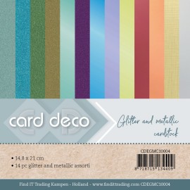 Card Deco Essentials – Glitter and metallic cardstock A5 nr.4