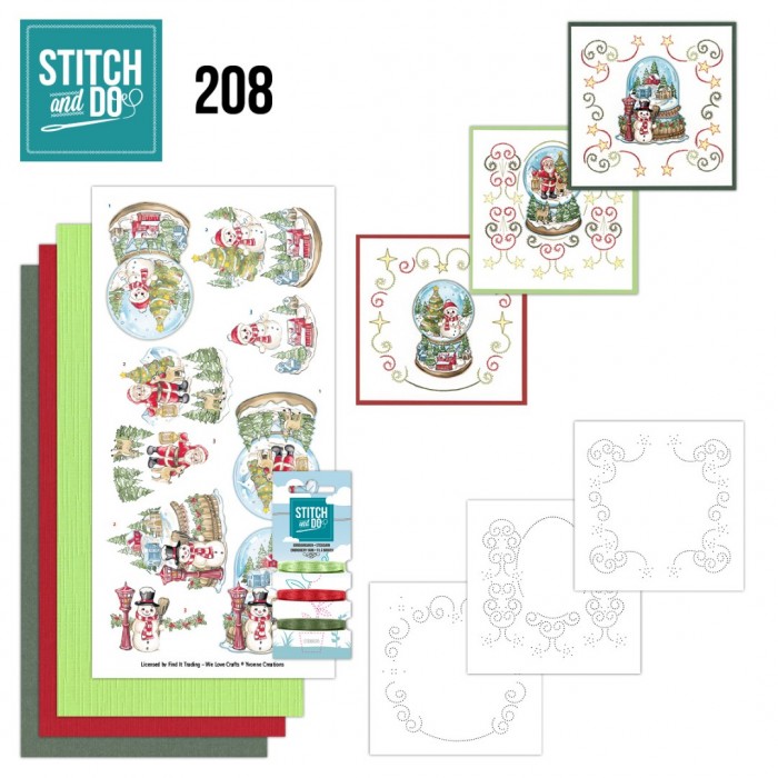 Stitch and Do 208 – Yvonne Creations – Santa’s Journey